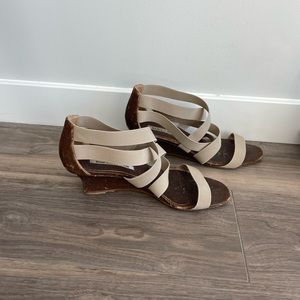 AUTHENTIC Manolo Blahnik Strappy Wedge Sandal